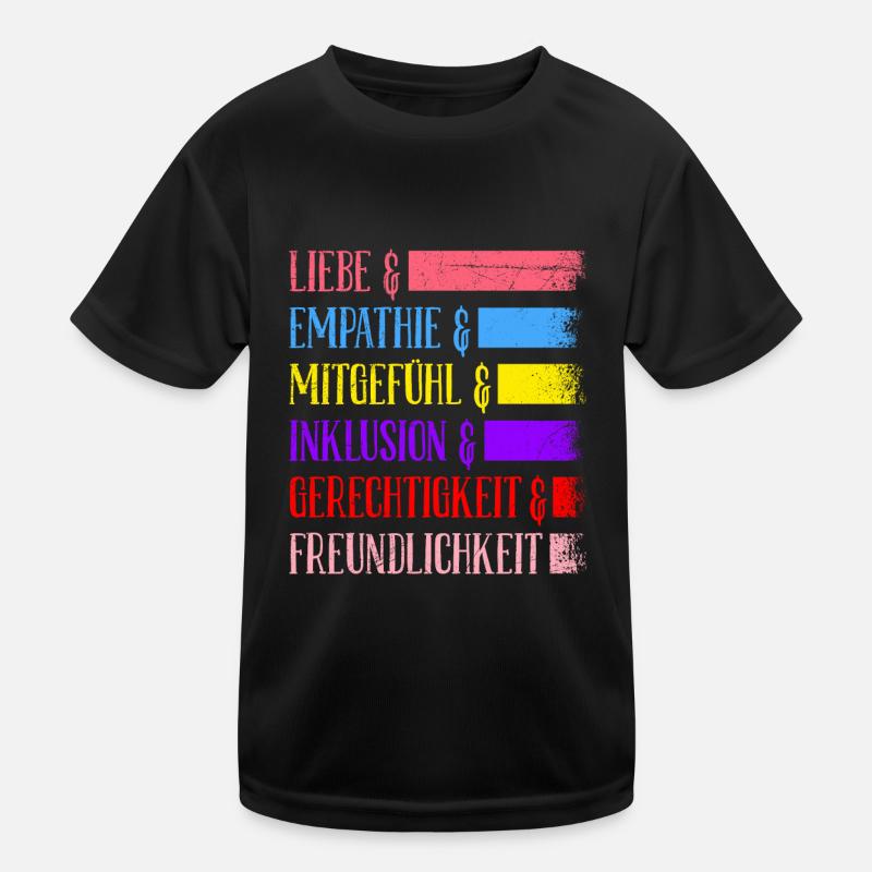 Inclusion Equality Kindness Acceptance Kids Functional T-Shirt