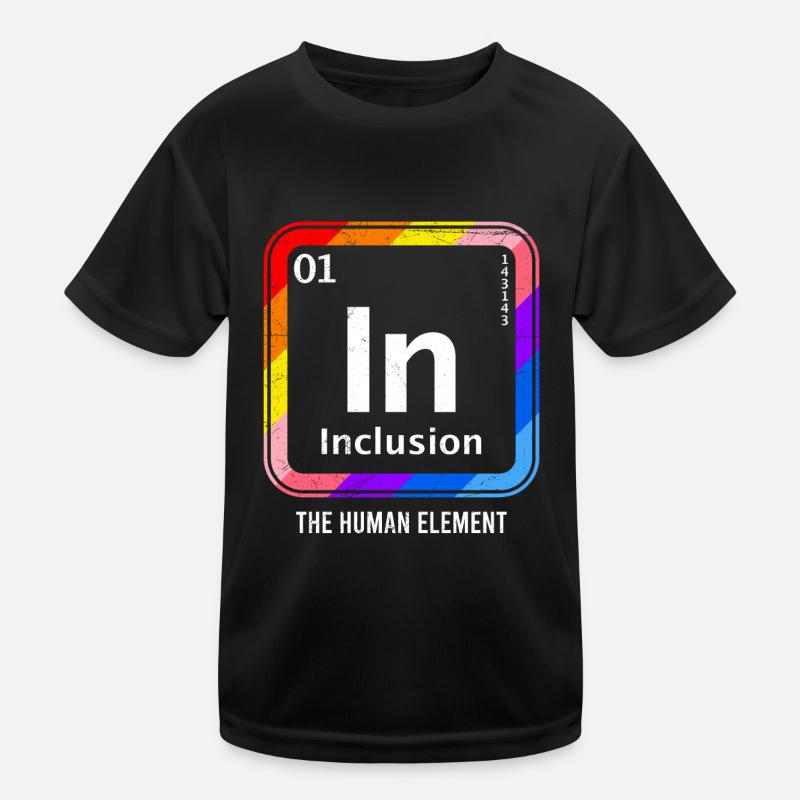 Inclusion Acceptance and solidarity for Kids Functional T-Shirt