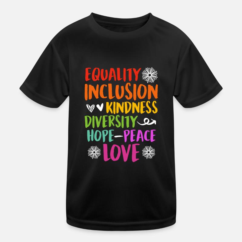 Inclusion handicap acceptation et sensibilisation T-shirt sport Enfant