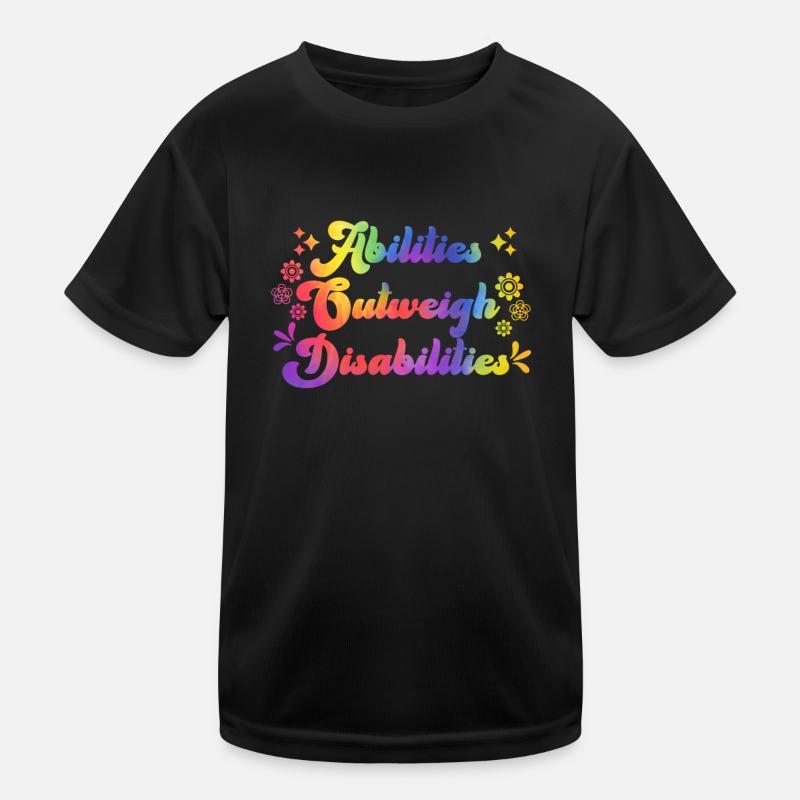 Solidarity handicap Compassion and acceptance Kids Functional T-Shirt