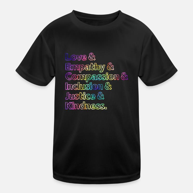 Inclusion Acceptance handicap Solidarity Kids Functional T-Shirt