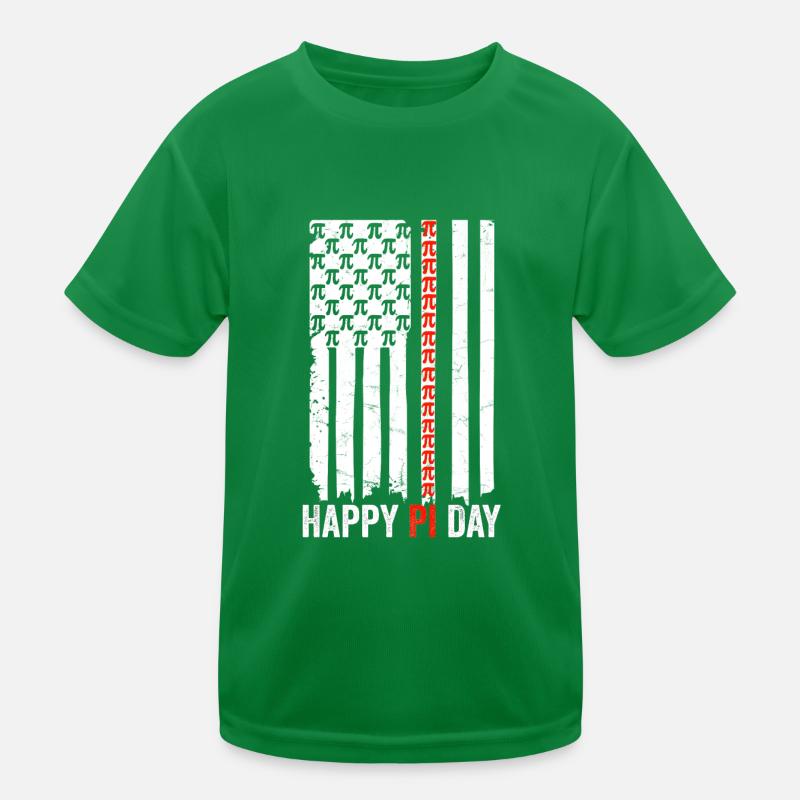 American Flag Pi Day 2023 For Math Nerds Kinder Funktions-T-Shirt