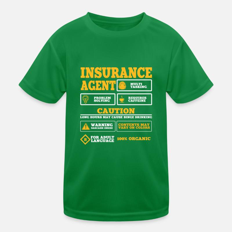 Versicherungsvertreter Kinder Funktions-T-Shirt