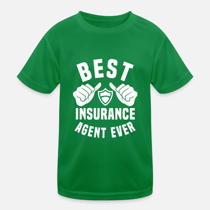 Bester Versicherungsagent Aller Zeiten Kinder Funktions-T-Shirt