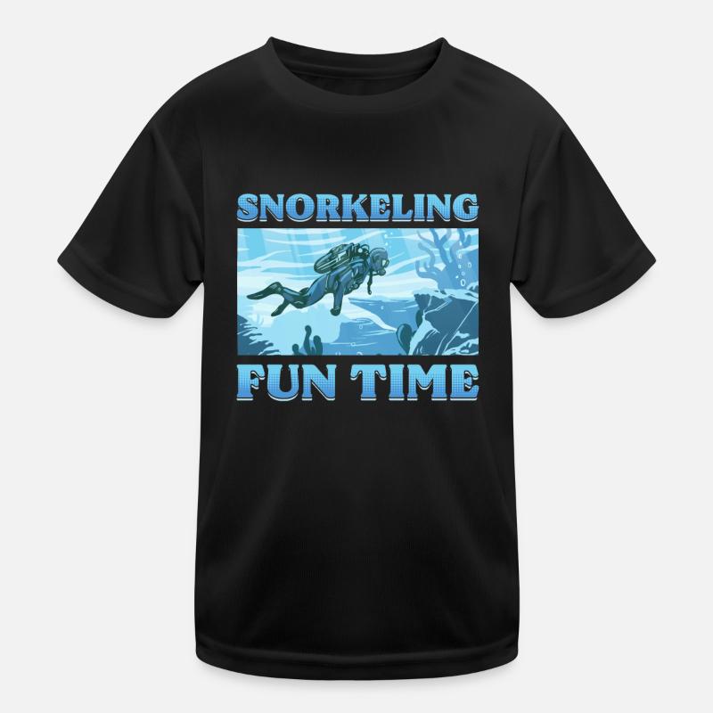 Schnorcheln Tauchen Schwimmen Dive Kinder Funktions-T-Shirt