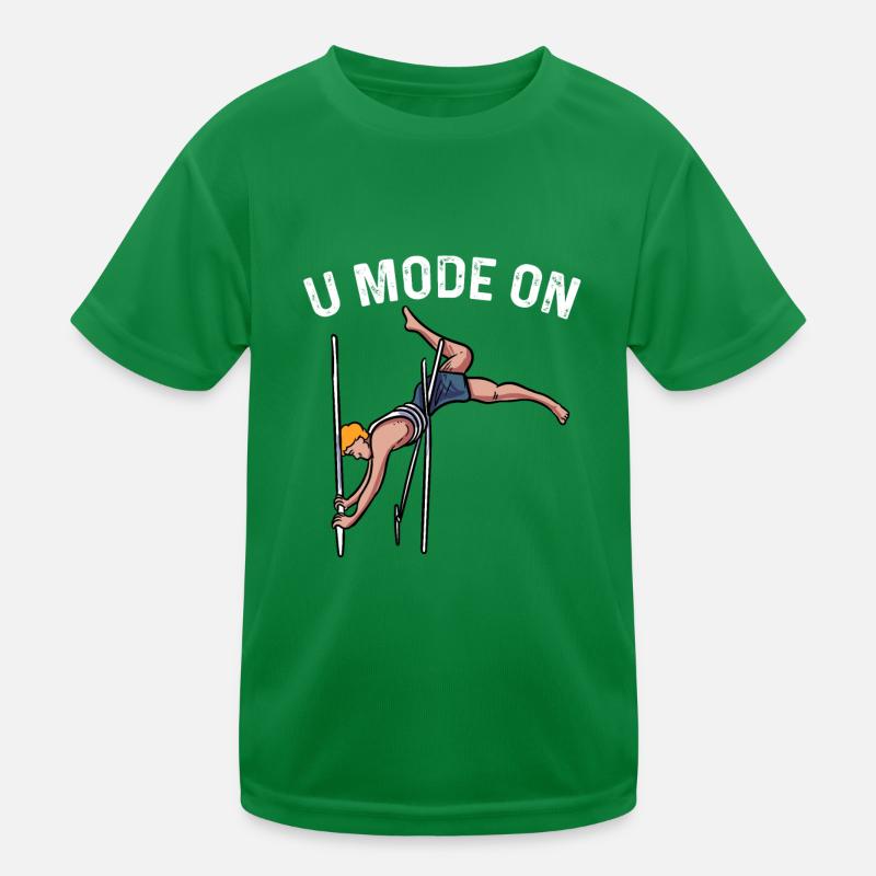 Conception de saut à la perche pour un ventilateur de saut à la perche T-shirt sport Enfant