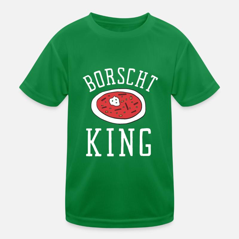 Borsch Beetroot Ukrainian Borscht Kids Functional T-Shirt
