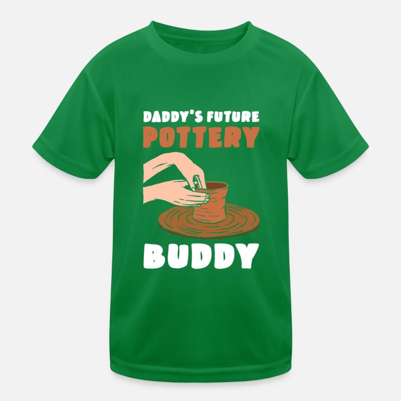 Daddy's Future Pottery Buddy Kinder Funktions-T-Shirt