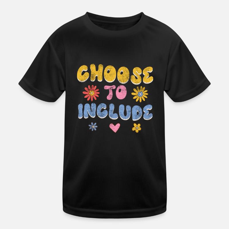 Handicap d’acceptation L’inclusion est une décision T-shirt sport Enfant