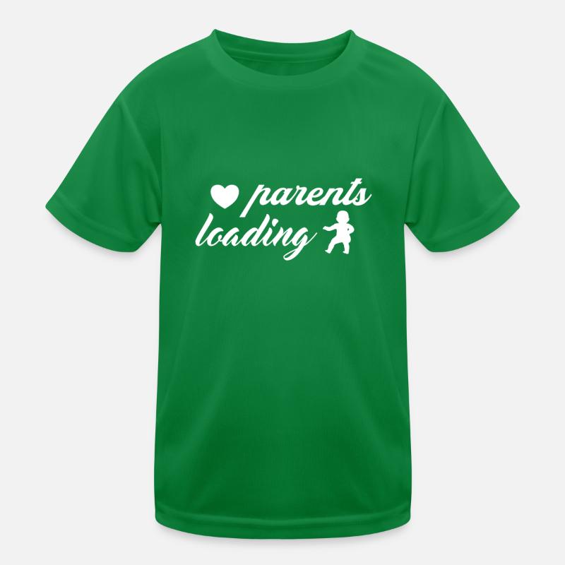 Werdende Eltern, parents loading Kinder Funktions-T-Shirt