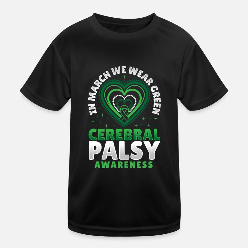 Paralysie cérébrale Warrior CP T-shirt sport Enfant