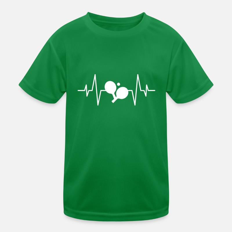 Battement de cœur de tennis de table T-shirt sport Enfant