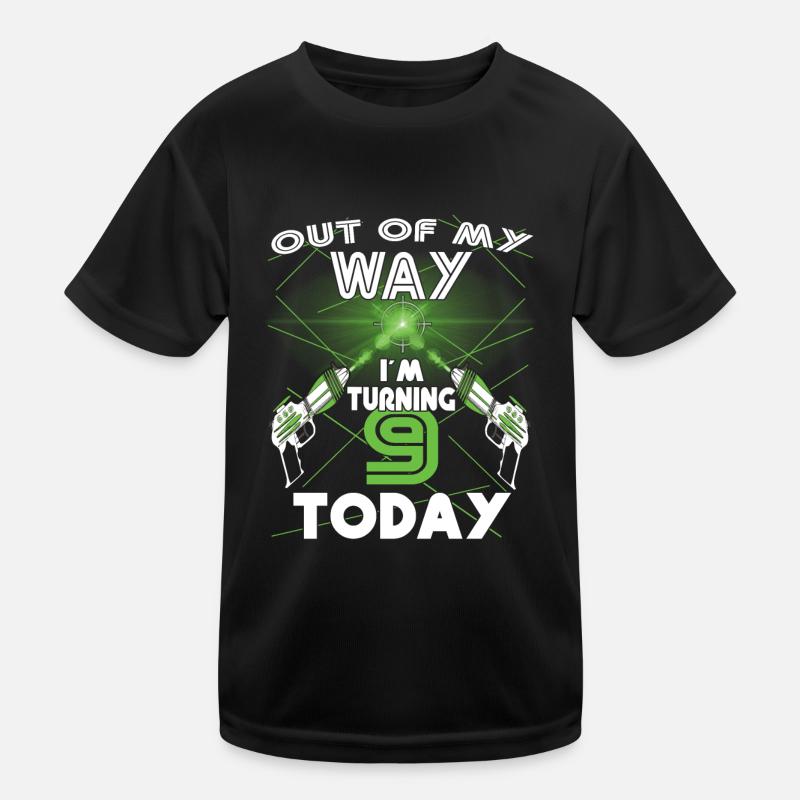 Lasertag-Geburtstagsfeier - Lasertag-Geburtstag Kinder Funktions-T-Shirt