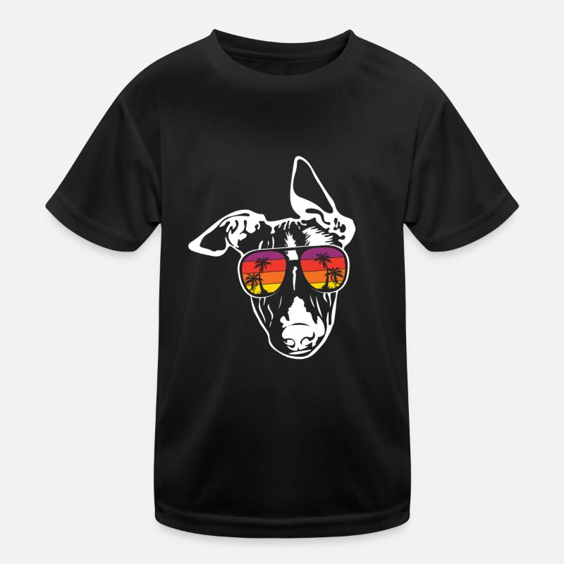 Whippet Kinder Funktions-T-Shirt