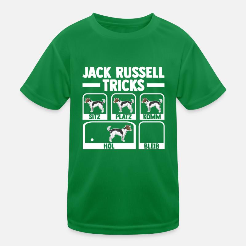 Hund Jack Russell Kinder Funktions-T-Shirt