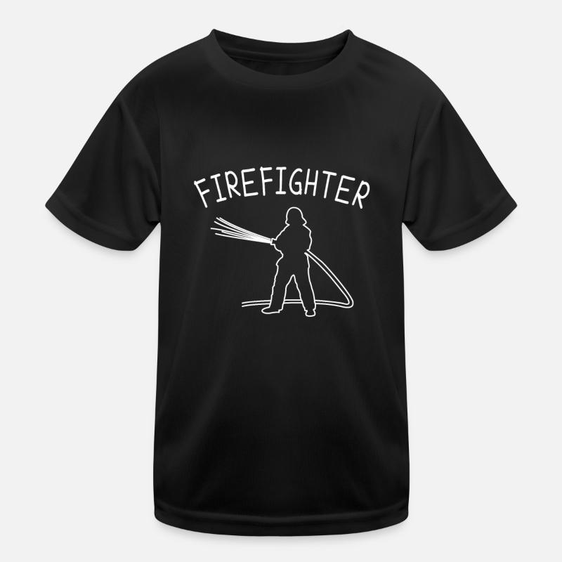 Feuerwehr firefighter Kinder Funktions-T-Shirt