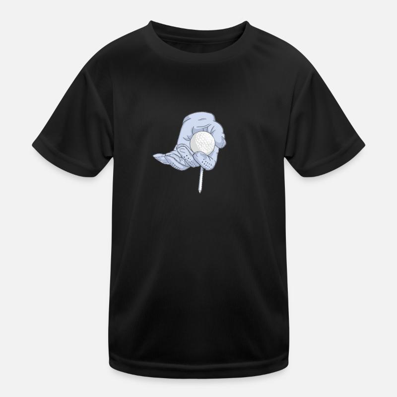 Golf Golfer Golfen Kinder Funktions-T-Shirt