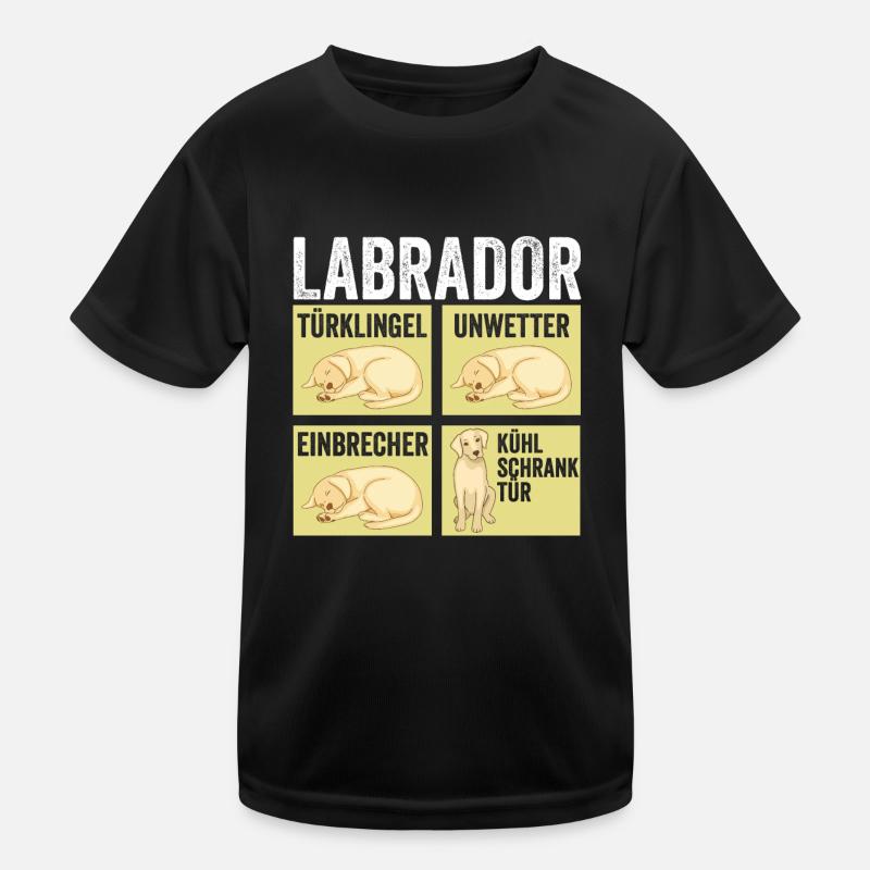 Hund Labrador Kinder Funktions-T-Shirt