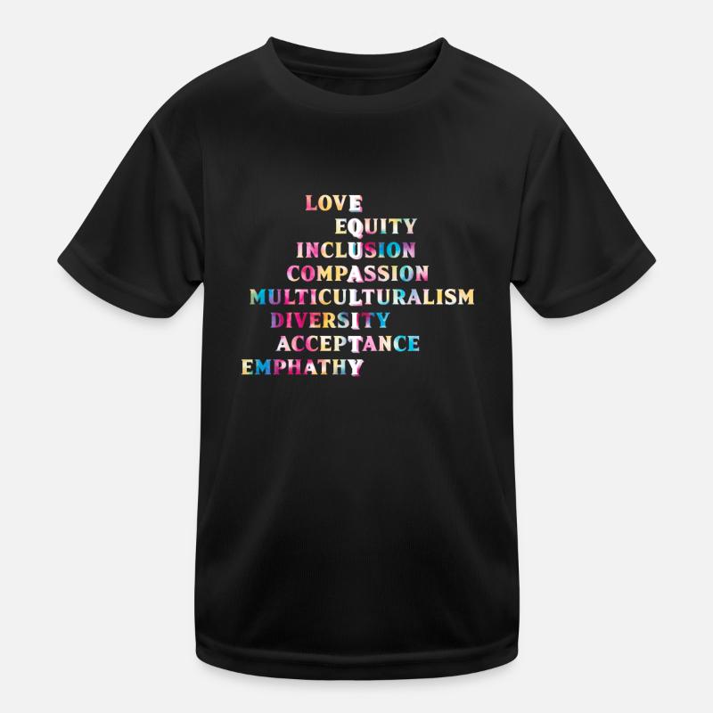 Inclusion Acceptance handicap Solidarity Kids Functional T-Shirt