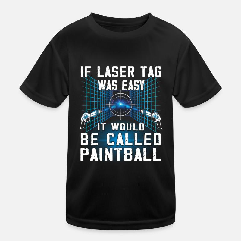 Cooler Lasertag-Player Kinder Funktions-T-Shirt