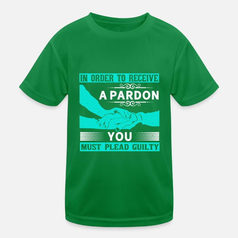 AFIN DE RECEVOIR UN PARDON VOUS T-shirt sport Enfant