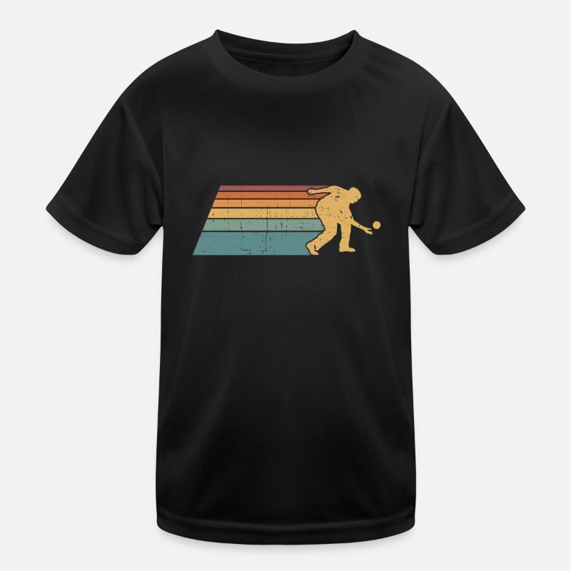 Bocce Ball Spieler Rolling Bocce Ball mit Kinder Funktions-T-Shirt