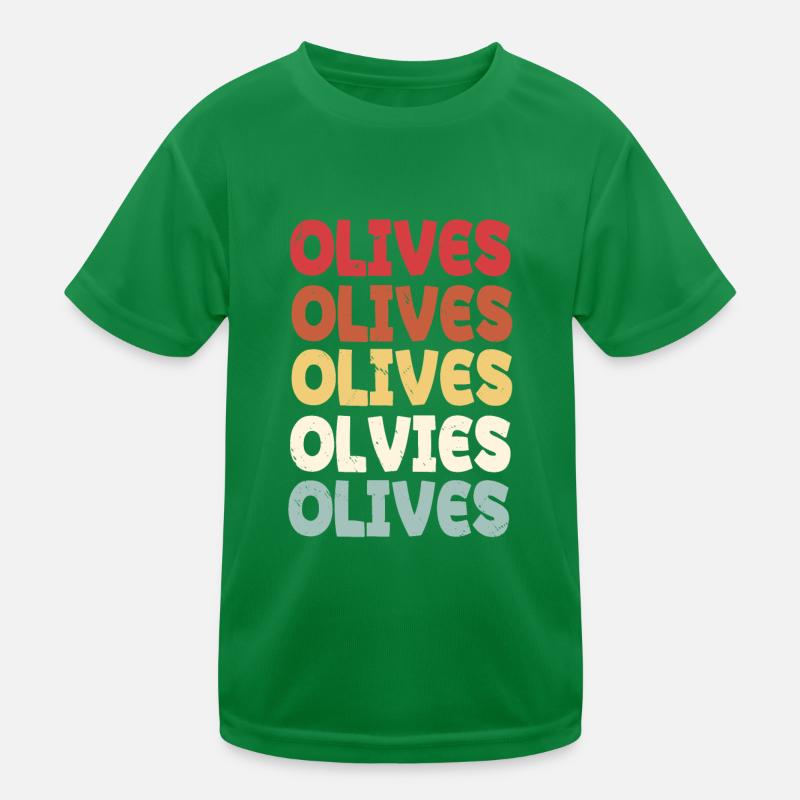 Conception de l’ensemble Olive T-shirt sport Enfant