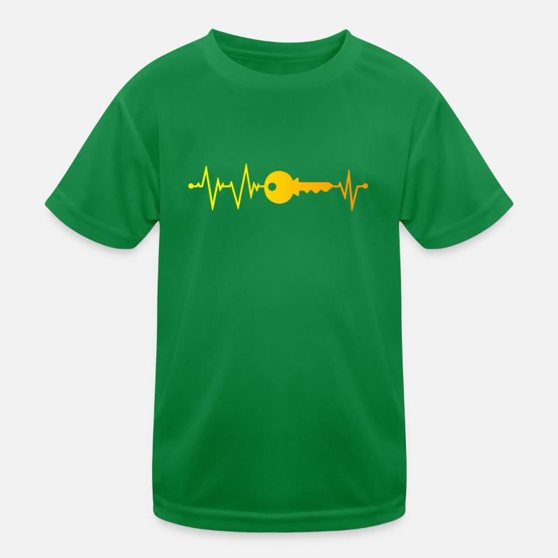 Key heartbeat Kids Functional T-Shirt