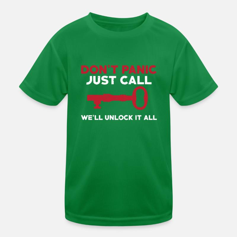 Drôle de citation de serrurier T-shirt sport Enfant