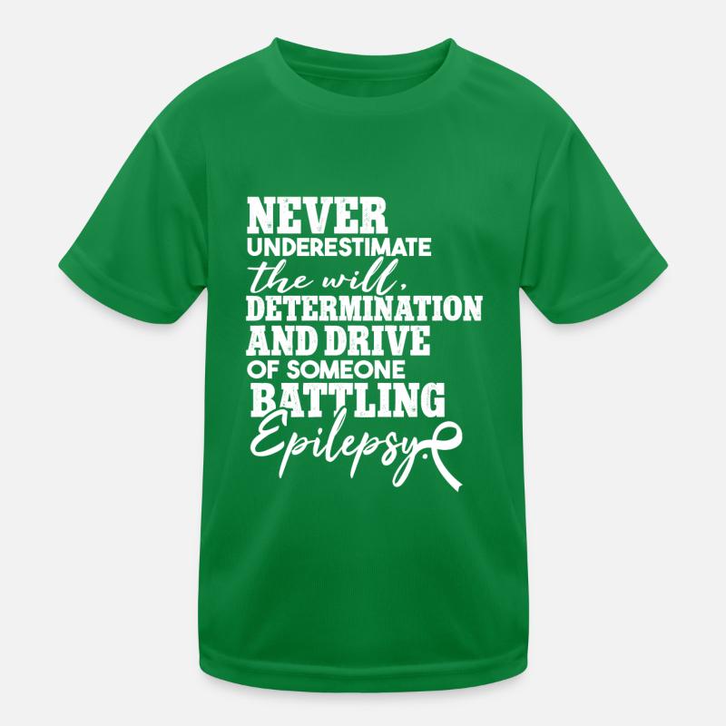 Epilepsy Citation Epilepsy Warrior T-shirt sport Enfant