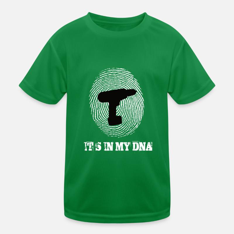 Heimwerken Its In My Dna Kinder Funktions-T-Shirt