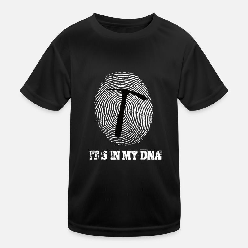 Road Construction Its In My Dna Kids Functional T-Shirt