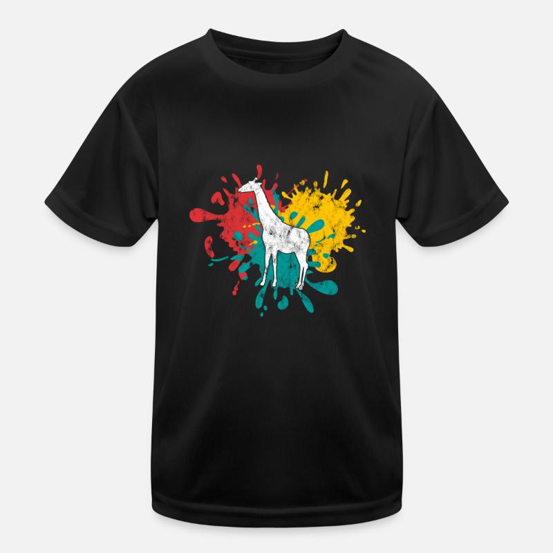 Giraffe Kinder Funktions-T-Shirt