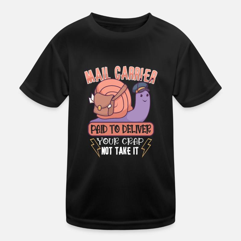 Postman Postlady Postman Post Kids Functional T-Shirt