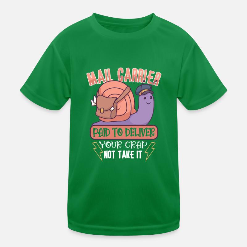 Postangestellte Postdame Postbote Post Kinder Funktions-T-Shirt