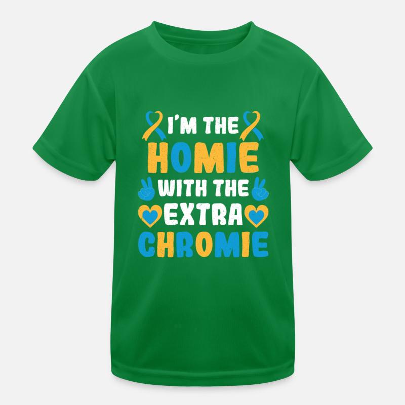 Down Syndrom extra Chromosom Trisomie 21 Kinder Funktions-T-Shirt