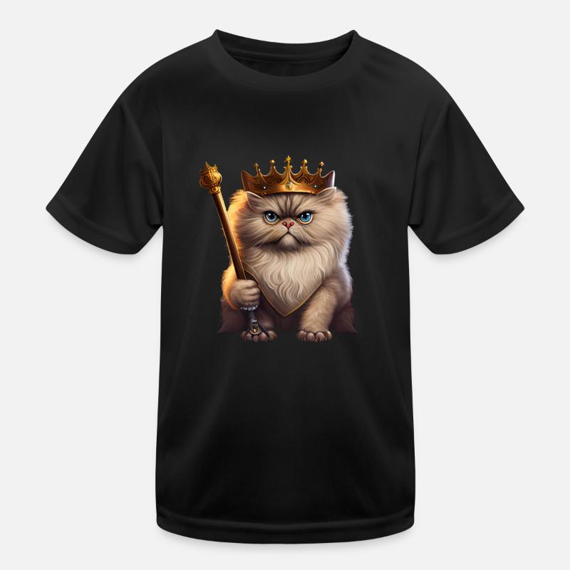 Persian Cat Queen Kids Functional T-Shirt