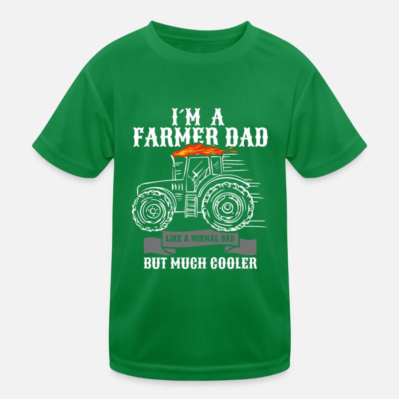 Ich bin ein Bauer Vater, ein normaler Vater, aber cooler Kinder Funktions-T-Shirt