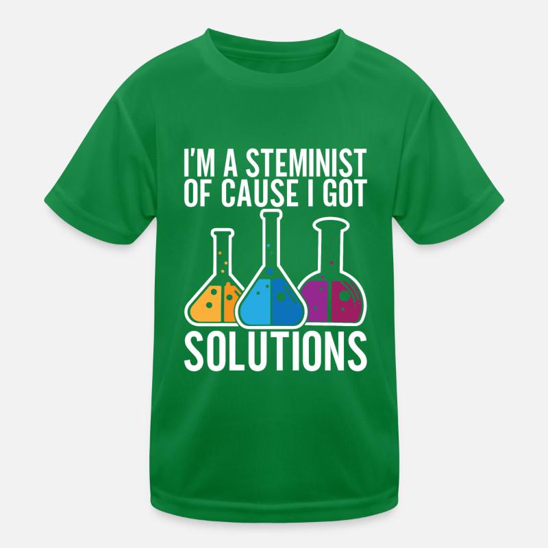 Femmes Steminist en science T-shirt sport Enfant