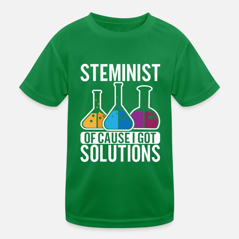 Femmes Steminist en science T-shirt sport Enfant