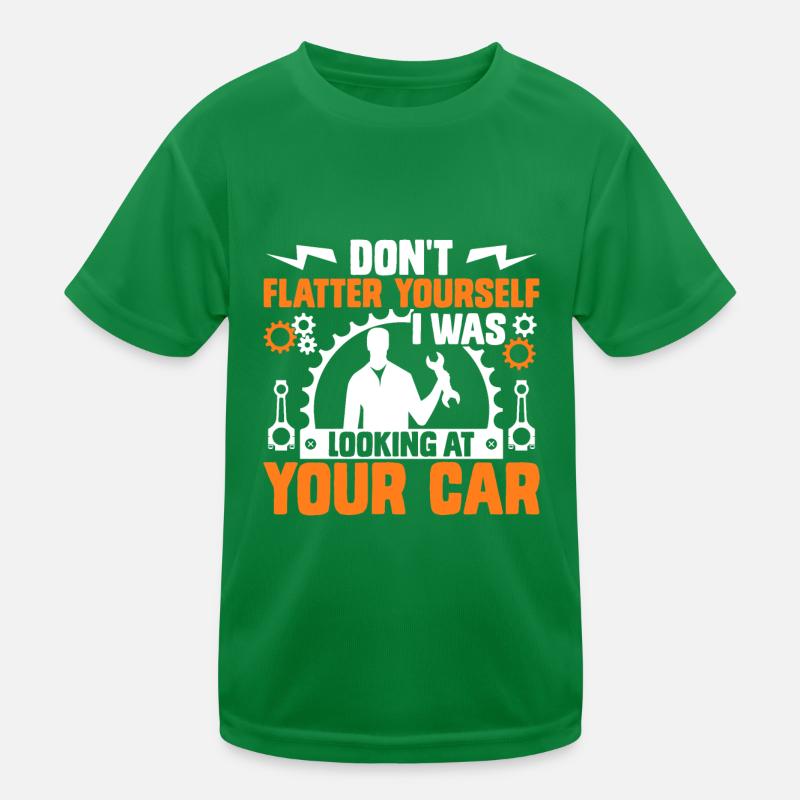 Ne te flatte pas Je regardais ta voiture T-shirt sport Enfant