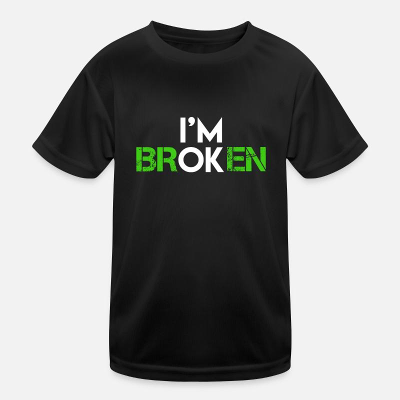 Santé mentale C’est normal de ne pas être ok Sensibilisation T-shirt sport Enfant