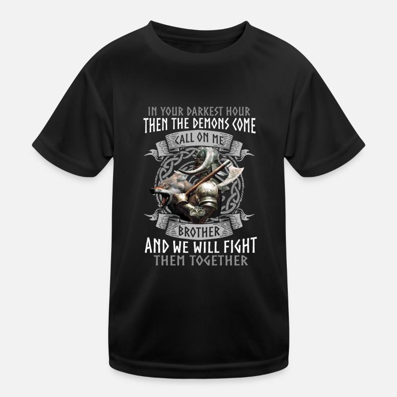 In thy darkest hour, Call Me Brother Kids Functional T-Shirt