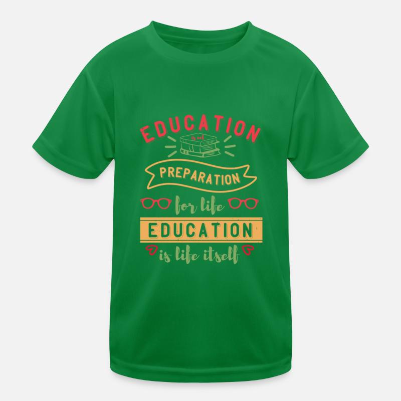 BILDUNGS-VORBEREITUNG Kinder Funktions-T-Shirt
