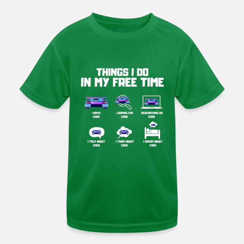 Autofreak Kinder Funktions-T-Shirt