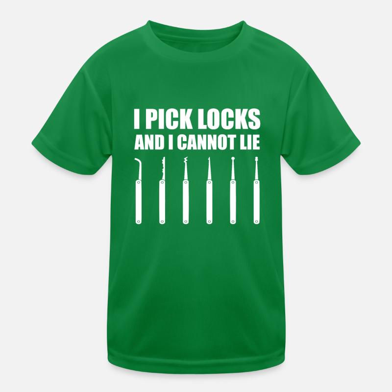 Lustiger Lock Picking Spruch Kinder Funktions-T-Shirt