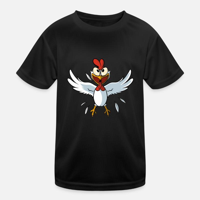 Happy chicken Kids Functional T-Shirt