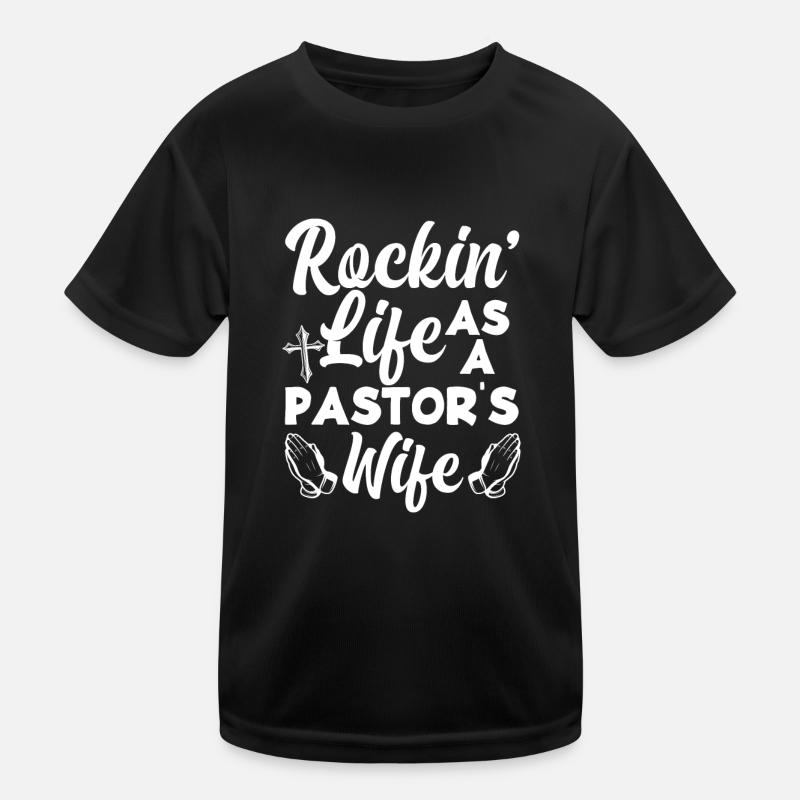 Pasteur Pasteur Mme Épouse Cadeau T-shirt sport Enfant