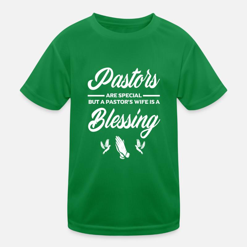 Pfarrer Pastor Ehefrau Gesegnet Kinder Funktions-T-Shirt