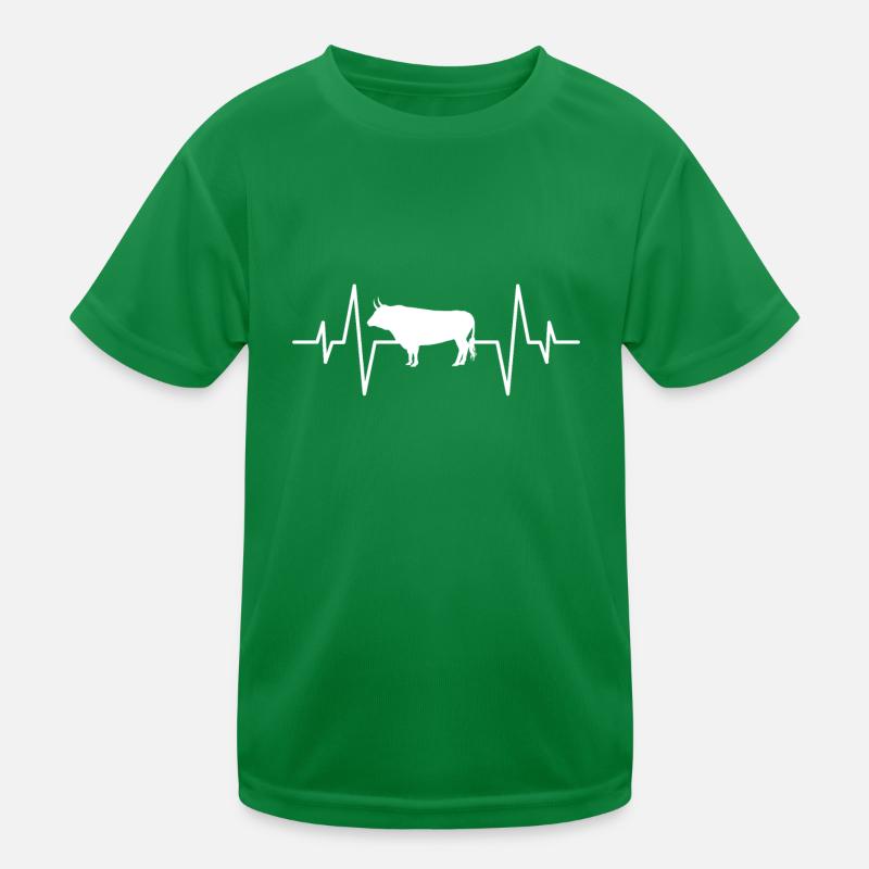 Taurus heartbeat Kids Functional T-Shirt